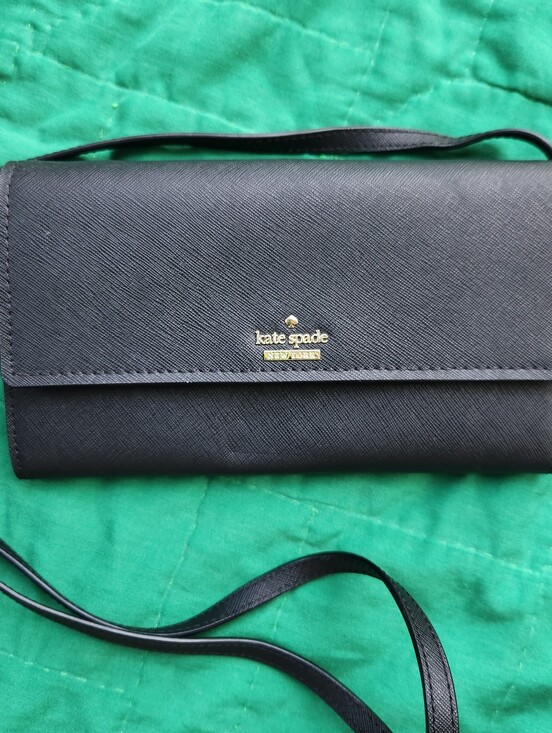 kate spade Handbags - kate spade Black Crossbody Wallet
